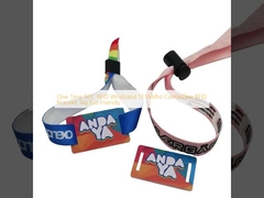 Μία φορά NFC RFID βραχιόλι 13.56Mhz Ασύνδετο RFID βραχιόλι Tag Eco Friendly