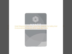 Ξενοδοχειακές κάρτες κλειδιών μαγνητικής πόρτας Πρώτη ύλη για την ασφάλεια και την προστασία του περιβάλλοντος RFID κάρτες κλειδιών ξενοδοχείου