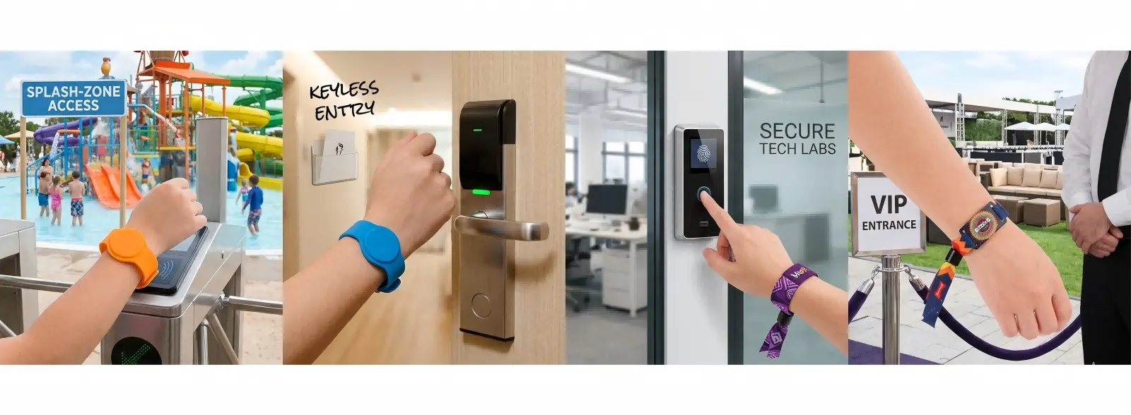 RFID silicone wristband