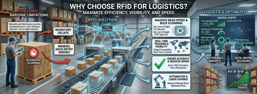 RFID logistic labels 