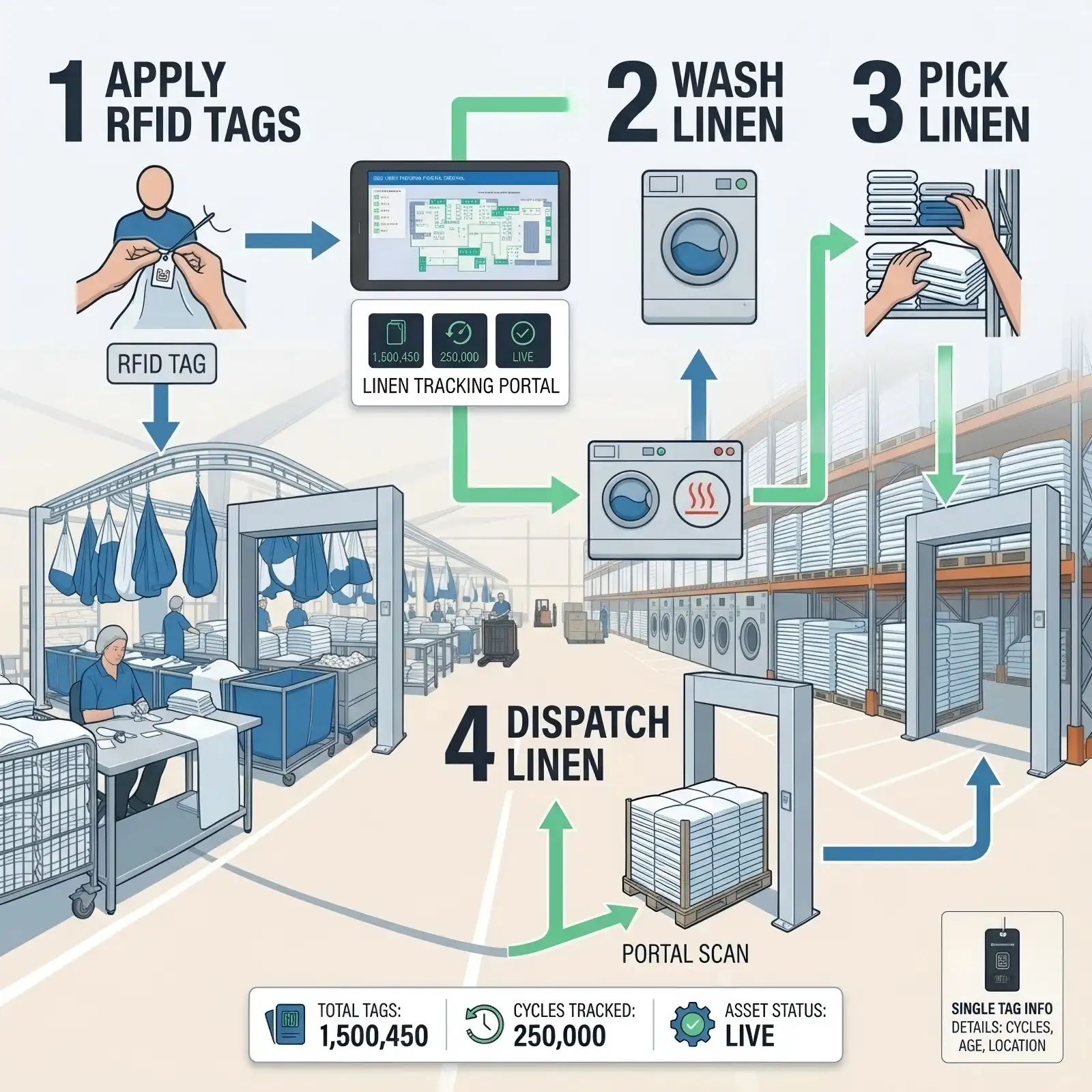 RFID Laundry Tags