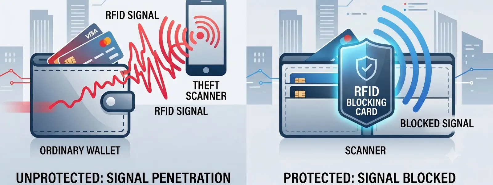 RFID blocking card RFID blocking card