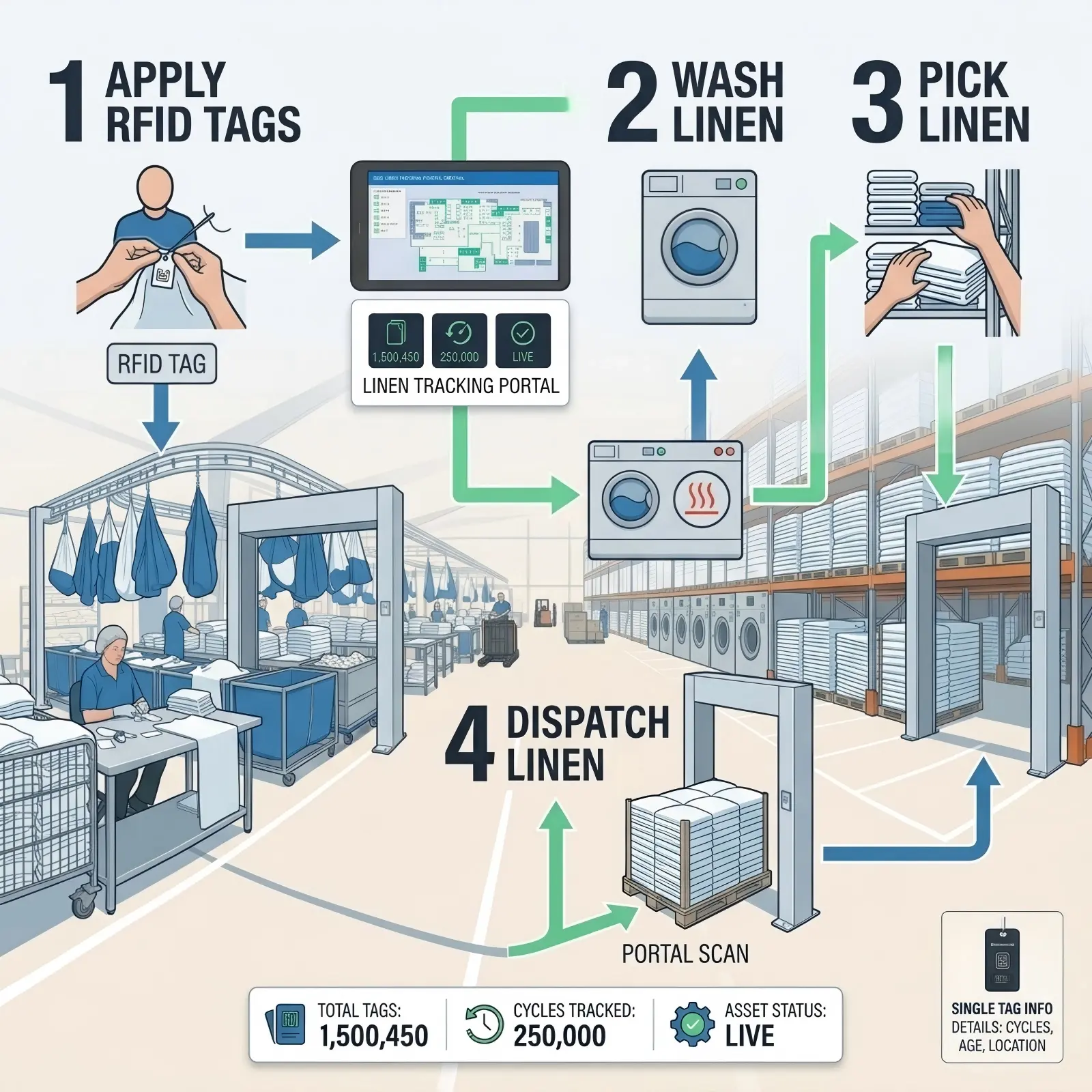 RFID Laundry Tags RFID Laundry Tags
