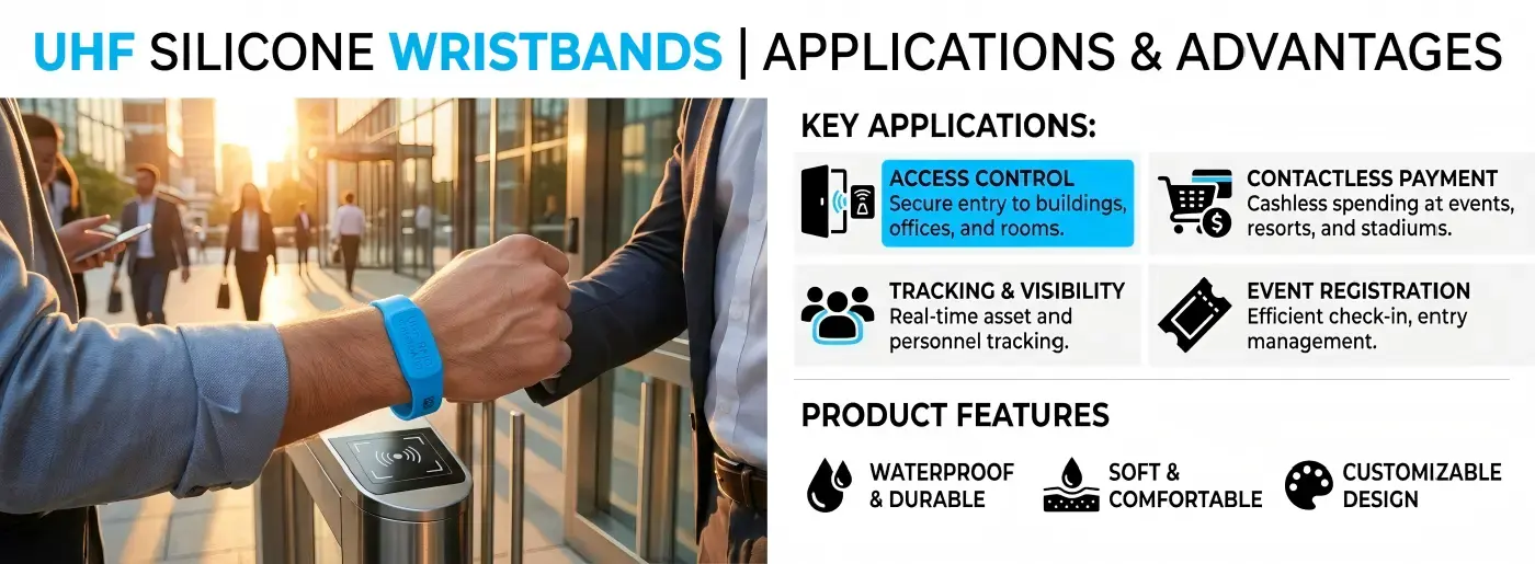 UHF silicone wristbands UHF silicone wristbands