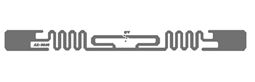 19x93mm RFID UHF Squiggle Inlay AZ 9640 Wet And Dry Inlay Alien H3 Chip