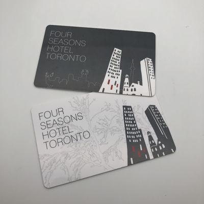 Contactless Magnetic Hotel Key Cards 125KHZ / 13.56MHZ RFID Room Key Card