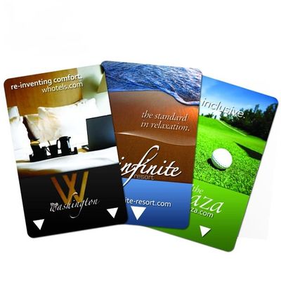 RF Plastic RFID Hotel Key Cards PVC Elevator Door IC Blank Key Cards
