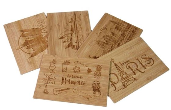Universal Door RFID Hotel Key Cards Wooden Smart RFID Programmable Card