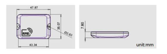 Hard Uhf Rfid Tags Customized For Fabric Tracking And Control Management