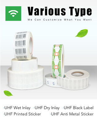 IMPINJ ALIEN Flexible PET UHF Label Sticker Tag Passive With Read Distance 8meters