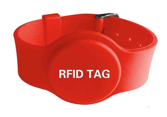 Fitness Silicone RFID Chip Wristband For Person Identification Membership Management