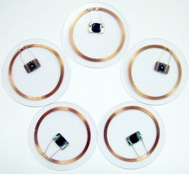 Smart RFID PVC Tag 13.56MHZ 125KHZ Chip Tag For Access Control