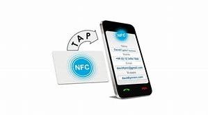 White RFID PVC NFC Chip Card Smart Membership Card 1cm - 5cm Read Range
