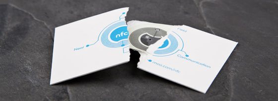 13.56MHz HF RFID NFC Tag Sticker ISO15693 / ISO14443A For Supply Chain Management