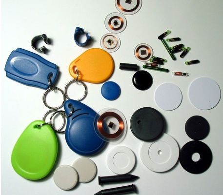 ISO14443B Smart RFID Keychain Tag Access Control Custom RFID Key Tag