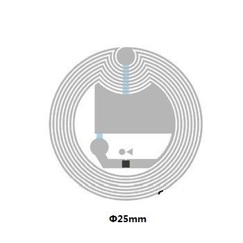 High Frequency 13.56mhz Paper NFC Tag Sticker Rewriteable Security Rfid Tag