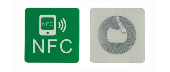 Plastic Patrol RFID NFC Tag Sticker 13.56mhz Round Waterproof