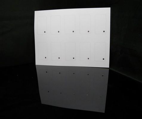 RFID PETG / PVC Inlay 125KHz LF 13.56Mhz HF Operating Frequency
