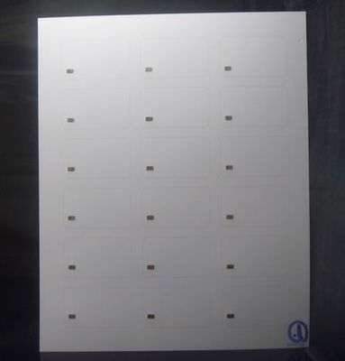 RFID HF Inlay with 3 x 6 Atmel Series Chip for payment systems and container logistics