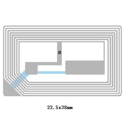 Paper / PVC UHF RFID Wet Inlay 0.2mm - 0.8mm Thickness