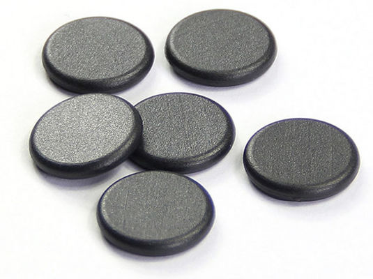 Black Coin 13.56 Mhz RFID Tags 125khz PVC Smart Rfid Tags For Access Control