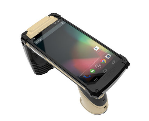 IP68 Wireless UHF RFID Reader 6000mAh Handheld Smart RFID Card Reader Writer