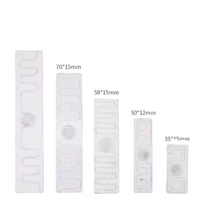 Washable Heat Seal RFID Laundry Tag UHF UC ODE 8 Chip Over 200 Washing Times