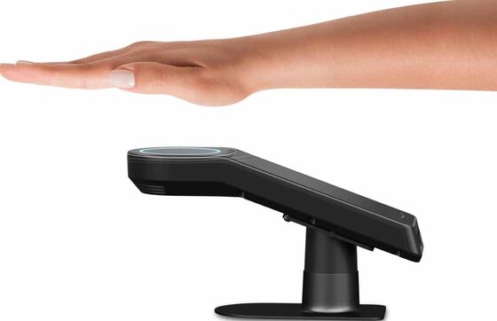 Android NFC RFID Palmprint Handheld Reader With 5.5inch LCD Screen For Financial