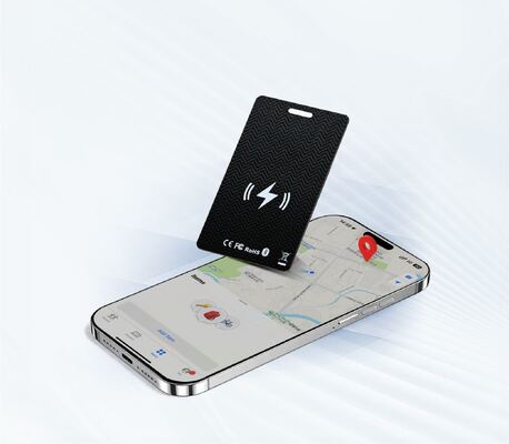 MFI Rechargeable Mini Wireless Charging card Air Tag Gps Tracker Card With NFC