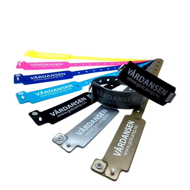 Soft PVC Hospital Medical Wristband Disposable RFID NFC Tag Bracelet