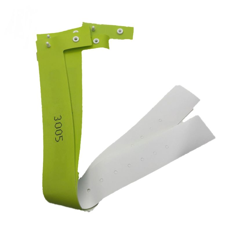 White Smart PVC RFID Wristband For Sports / Hospital RFID Tag Bracelet