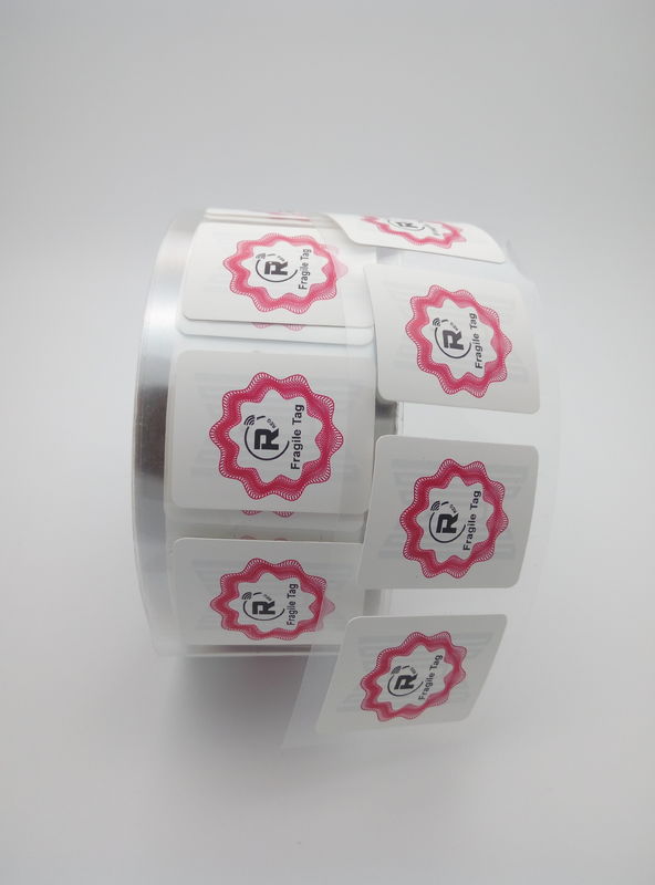 UHF Fragile Paper RFID Sticker Tags 900mhz Printable RFID Labels