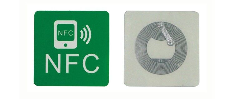 Plastic Patrol RFID NFC Tag Sticker 13.56mhz Round Waterproof