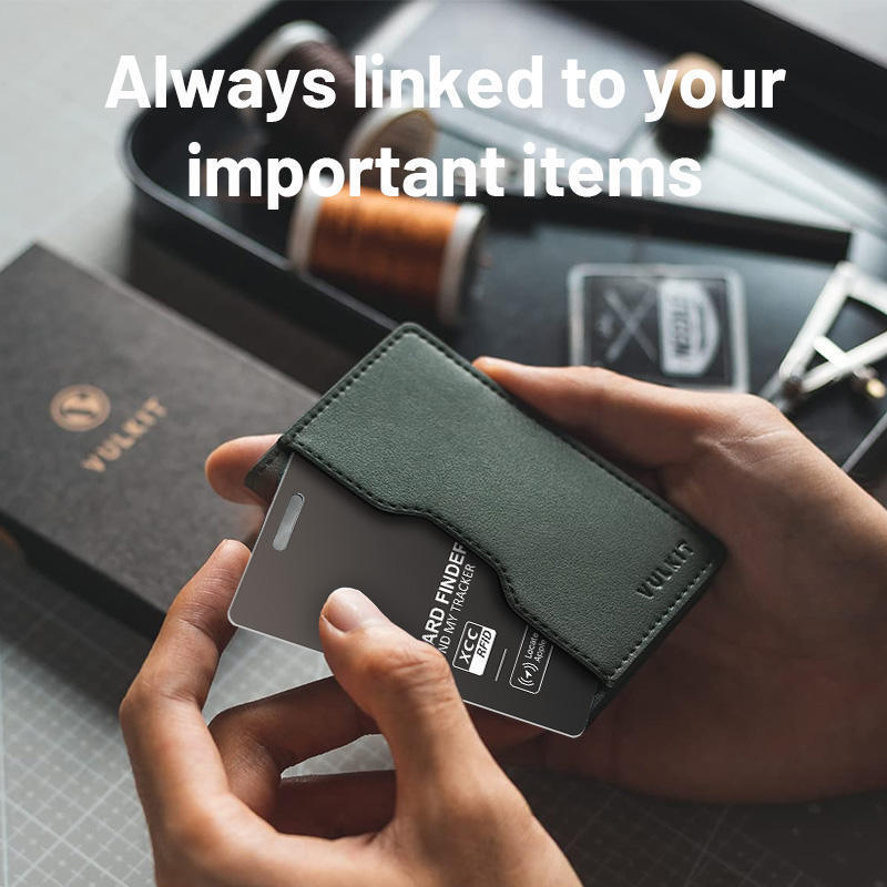 Thin Find My Tag Tracker Anti Lost Smart Airtag Card GPS RFID Finder Wallet Tracker Card