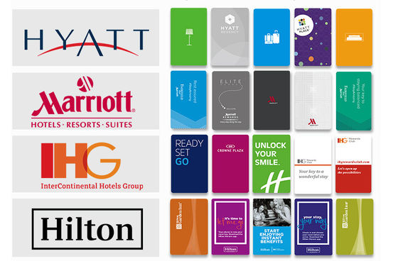 ISO 14333A Compliant RFID Hotel Key Cards for All Major Key Card Door Lock Brands