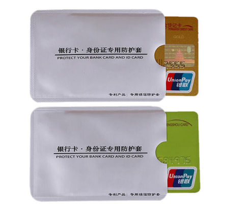 Contactless PVC Nfc Blocking Card Protection With Signal Shield For Safety Guard
