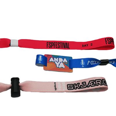 One Time NFC RFID PVC Wristband 13.56Mhz Contactless Bracelet Tag Eco Friendly