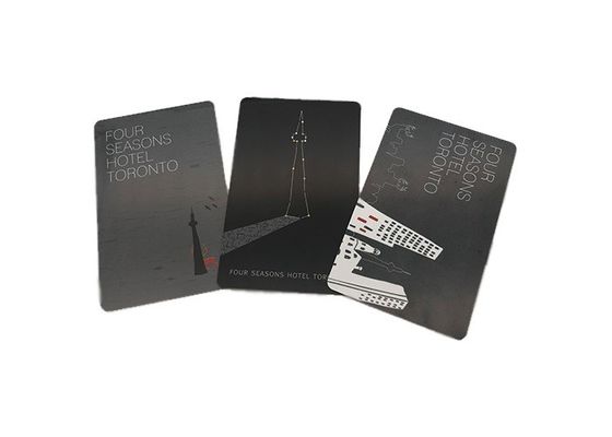 125KHZ / 13.56MHZ RFID Hotel Key Cards Blank Plastic ID Cards Door Access