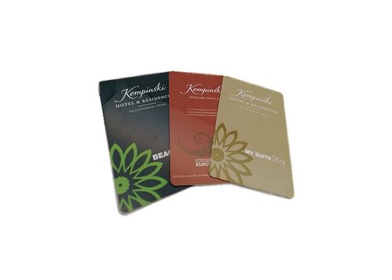 Contactless Magnetic Hotel Key Cards 125KHZ / 13.56MHZ RFID Room Key Card