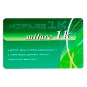 FM1208 White RFID Smart Card PVC ABS PET RFID 13.56 Mhz Card