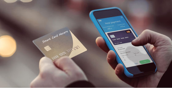 13.56mhz Smart Contactless NFC Card Com Impressão Offset Superfície brilhante e fosca
