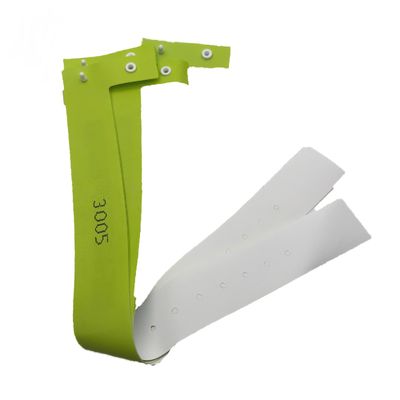 White Smart PVC RFID Wristband For Sports / Hospital RFID Tag Bracelet