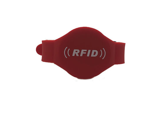 M5 Chip Silicone RFID Wristband For Distribution Logistics Product Authentication