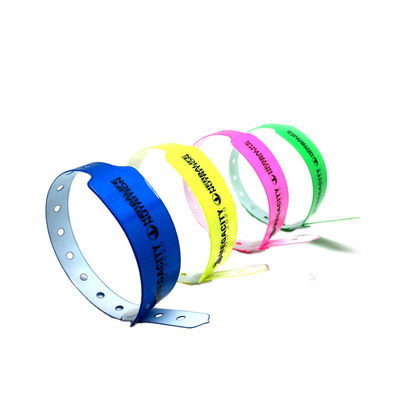 Writable RFID NFC Fabric Wristband UID Numbers 13.56MHz PVC With Logo Printing