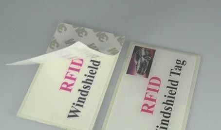 UHF RFID Sticker Tags High Performace Windshield RFID Sticker ISO18000-6C