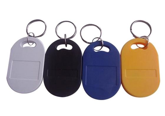 ABS  / PVC / PET RFID Key Fob 13.56MHz 125KHZ RFID Key Chain Custom
