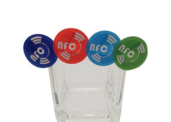 White Smart Electronic NFC Tag Sticker Custom NFC Forum Type 2 Tag