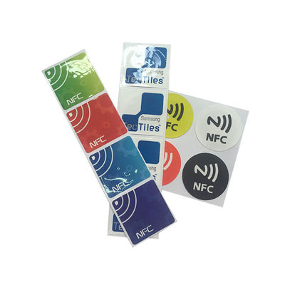 Custom Printing 215 213 NFC Tag Sticker 13.56mhz 1cm - 10cm Reading Distance