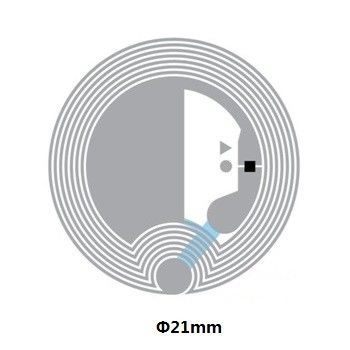 Electronic Nfc Programmable RFID Tags PET Material With 213 Chip
