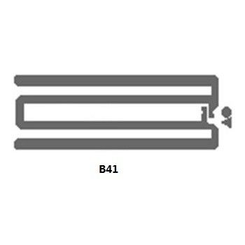 860 - 960MHz UHF Inlay RFID Dry Inlay / Wet Inlay B41 With Impinji Monza 4 Chip
